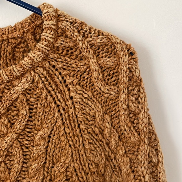 Free People On A Boat Sweater Dress Light Brown Cable Knit Long Sleeve Size
XS - Picture 12 of 15